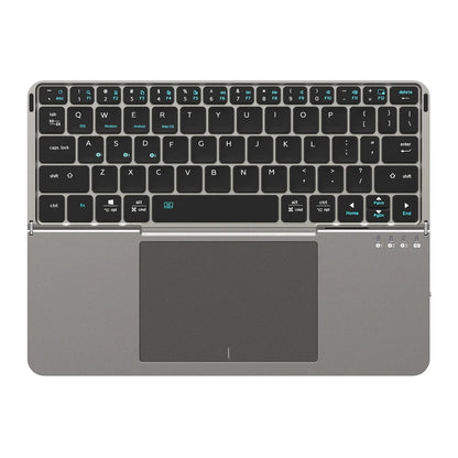 Foldable Bluetooth Keyboard with Touchpad & Holde