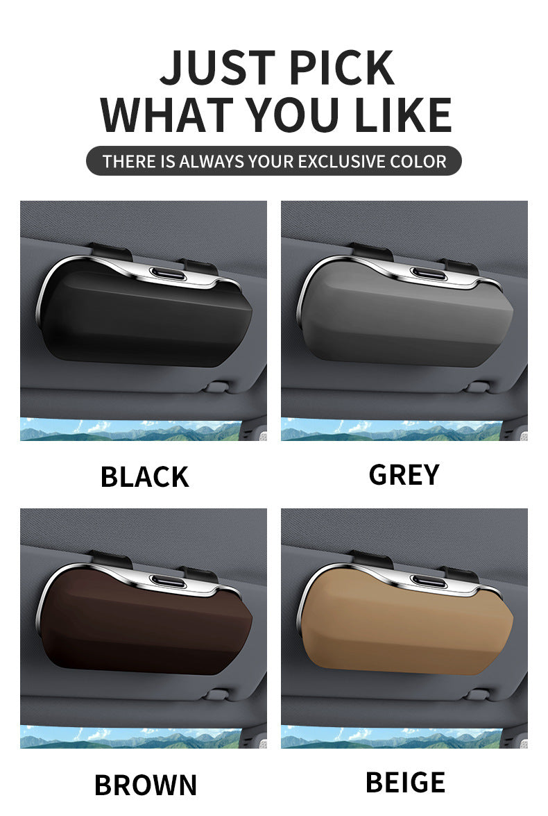 Car Visor Glasses Case Premium ABS Organizer