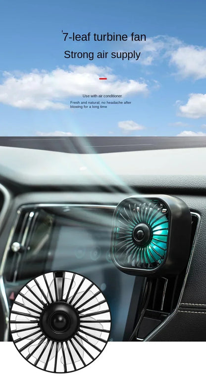 Mini Car Vent Fan Amagi: Portable Car Cooling Power