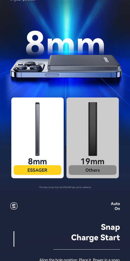 Essager Thin Wireless Power Bank 5000mAh Portable