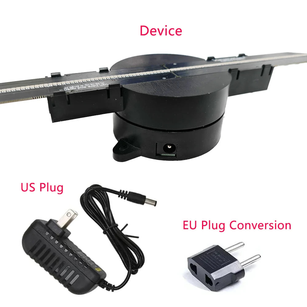 3D Hologram Fan 42CM WiFi Light Projector HD