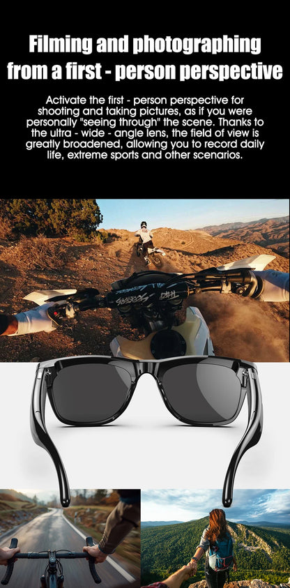 4K HD AI Smart Glasses 800w Pixel Camera Pro