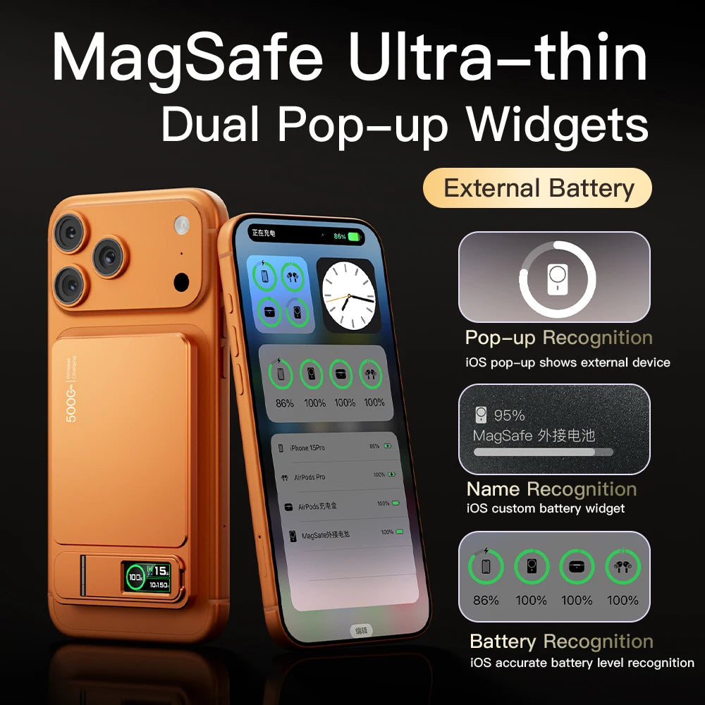 Magnetic Power Bank 10000mAh Fast Charging