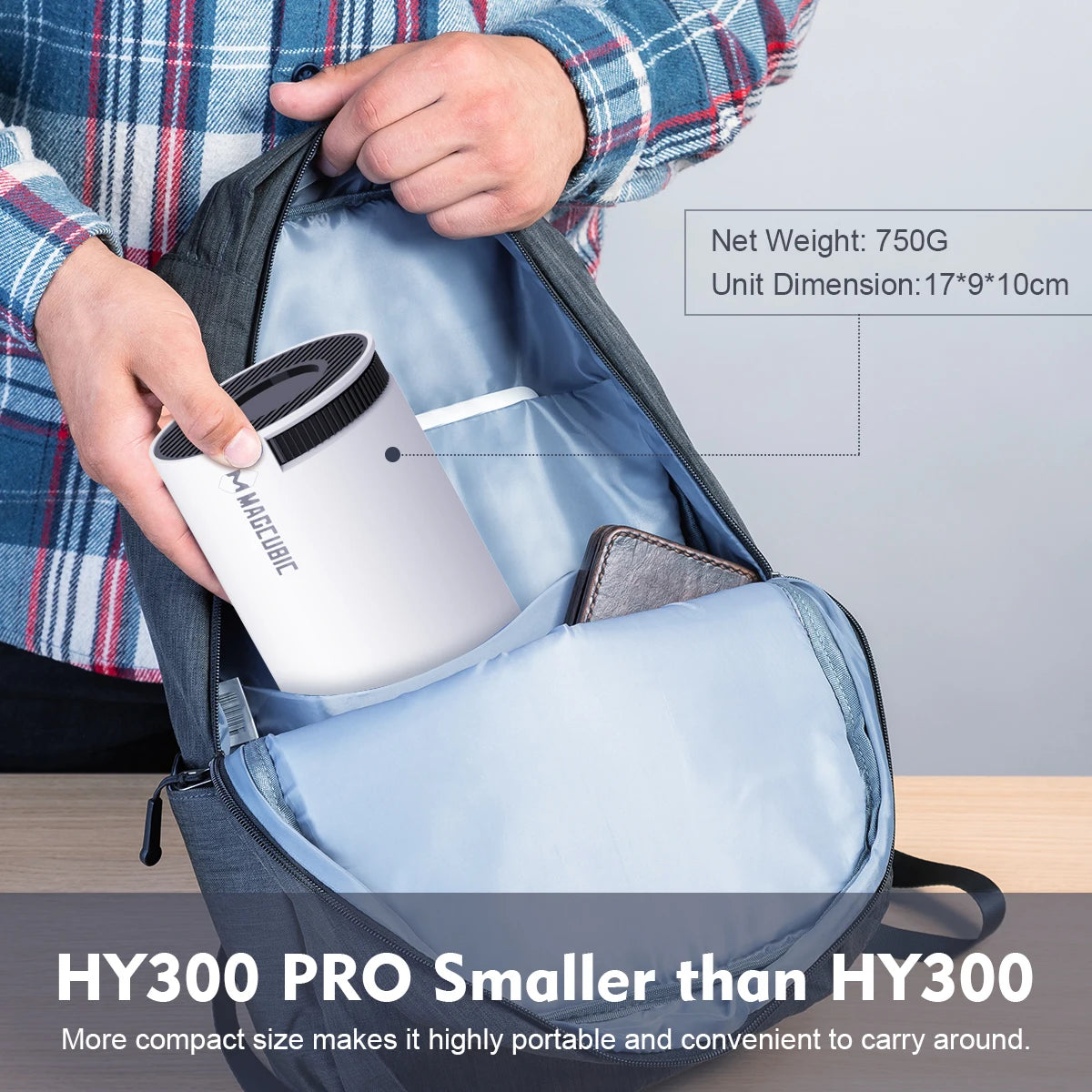 Magcubic Projector Android 14 HY300 Pro 8K