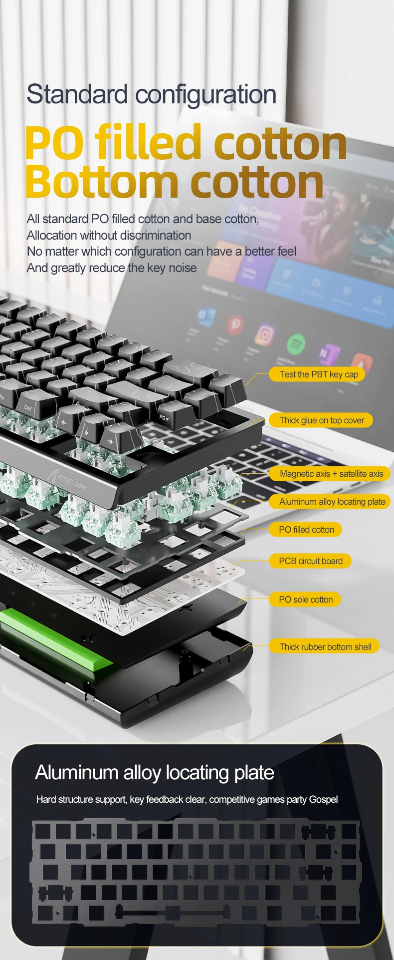 8000Hz Magnetic Gaming Keyboard Pro Speed