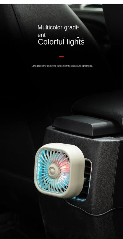 Mini Car Vent Fan Amagi: Portable Car Cooling Power