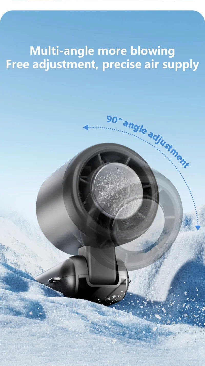 Lenovo Ice Cooling Handheld Fan 10Chill0 Speeds Turbo Fast