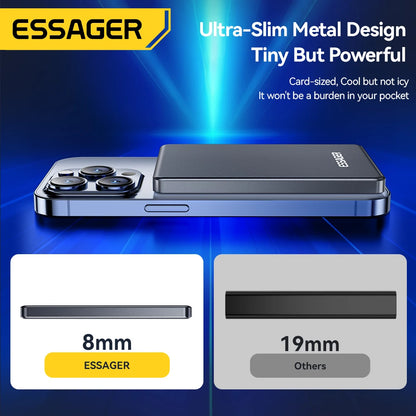 Essager Thin Wireless Power Bank 5000mAh Portable