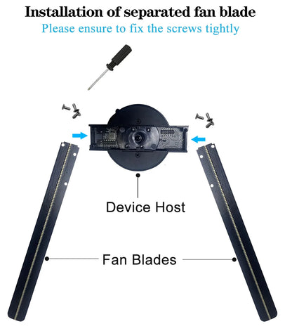 3D Hologram Fan 42CM WiFi Light Projector HD