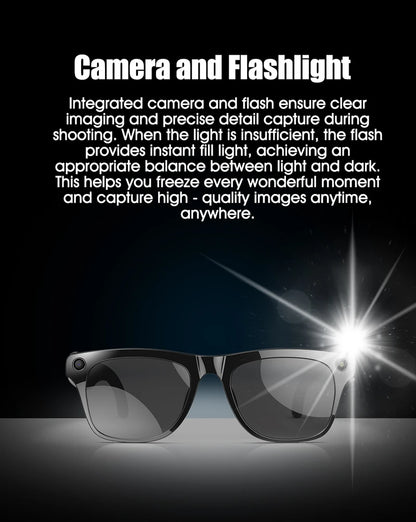 4K HD AI Smart Glasses 800w Pixel Camera Pro