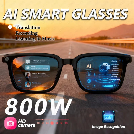 2026 New AI Smart Glasses 8MP HD Recording