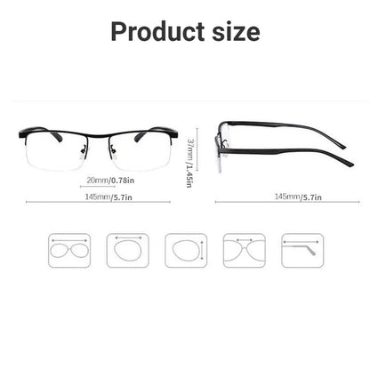Progressive Multifocal Reading Glasses Anti-Blue