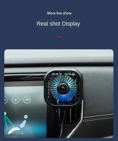 Mini Car Vent Fan Amagi: Portable Car Cooling Power