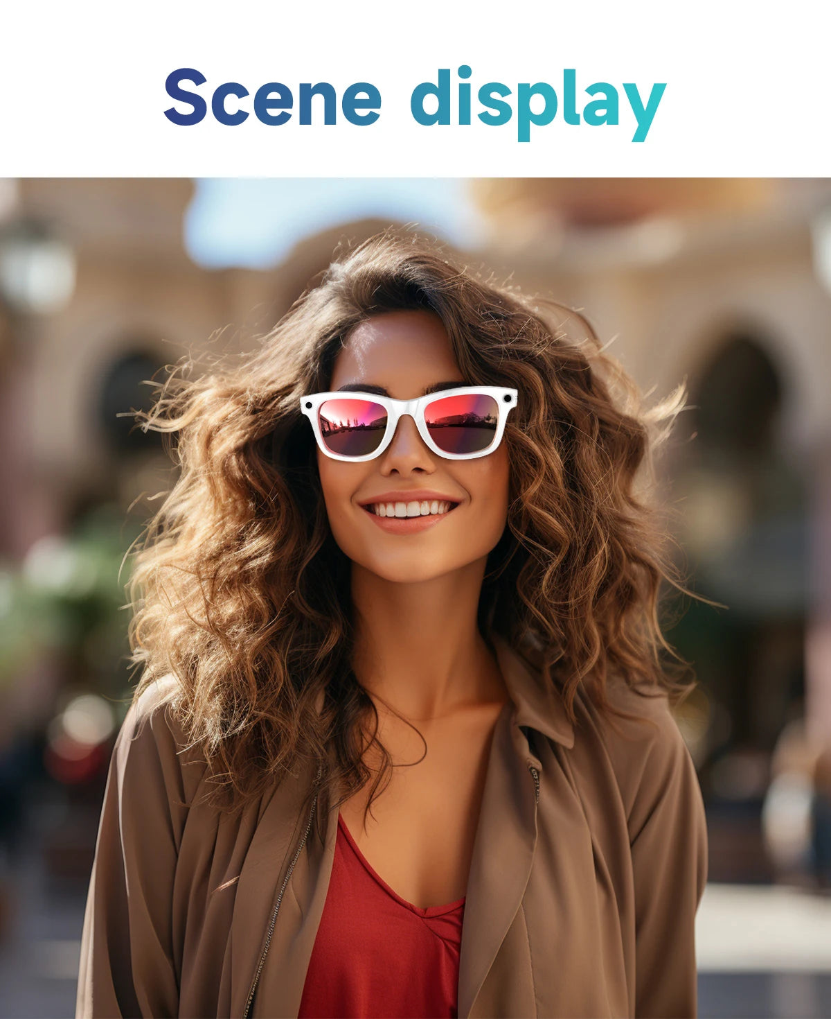Cyan AI Smart Glasses with Camera, Real-Time Translation & Bluetooth Calling
