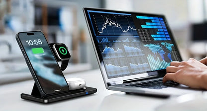 3 in 1 30W Foldable Wireless Charging Station Power