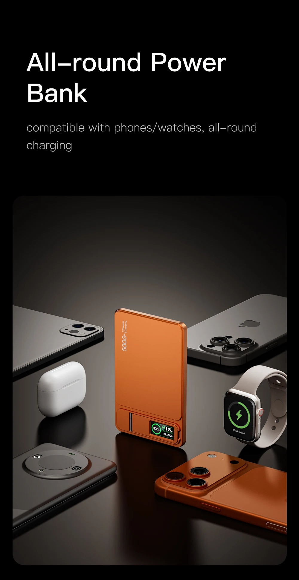 Magnetic Power Bank 10000mAh Fast Charging