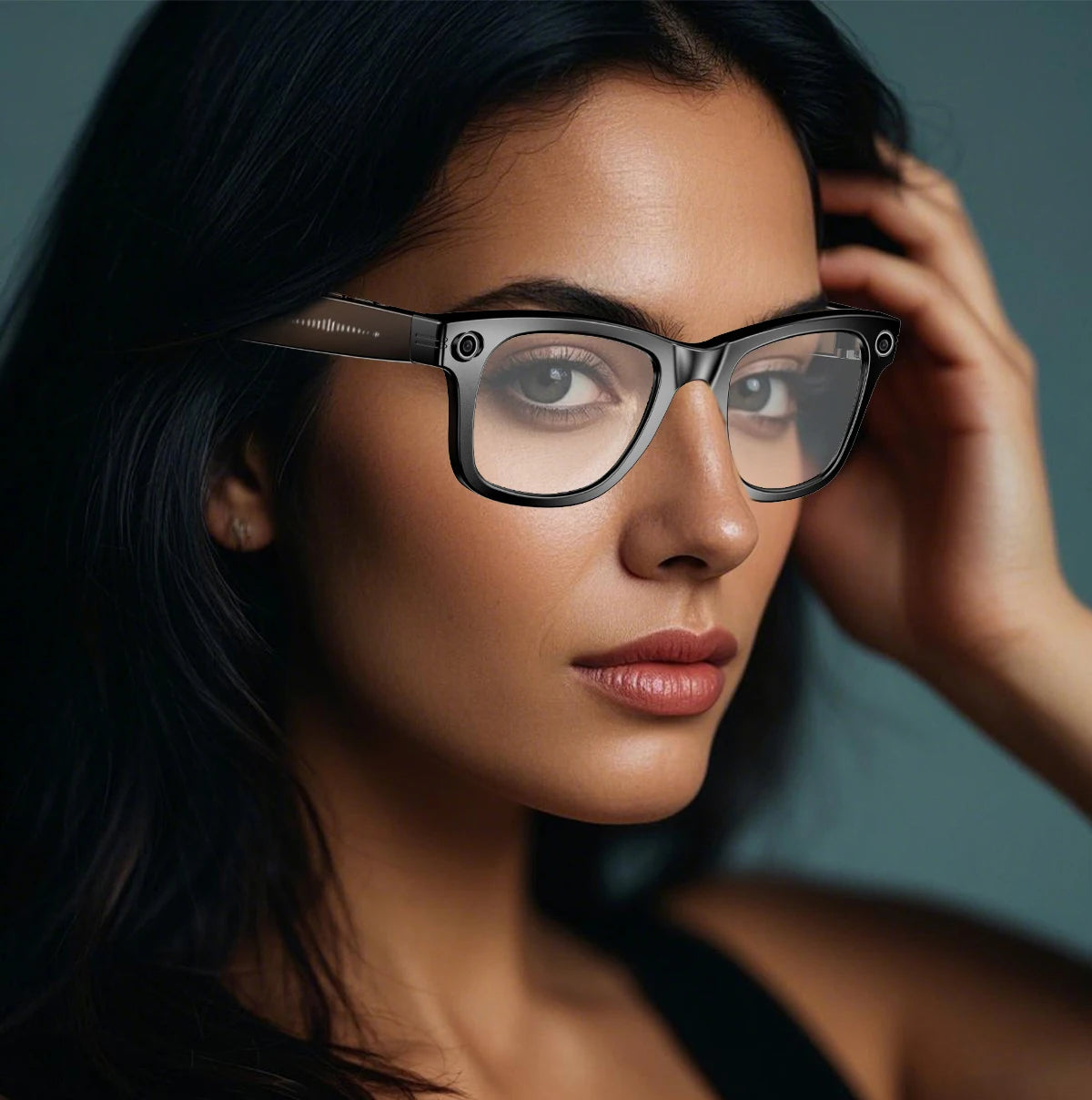 Cyan AI Smart Glasses with Camera, Real-Time Translation & Bluetooth Calling