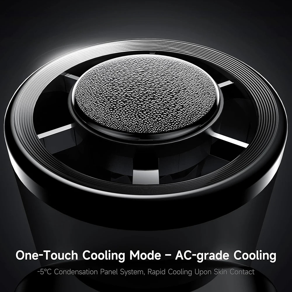 Portable Ice Cooling Fan Fast USB Rechargeable