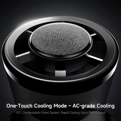 Portable Ice Cooling Fan Fast USB Rechargeable