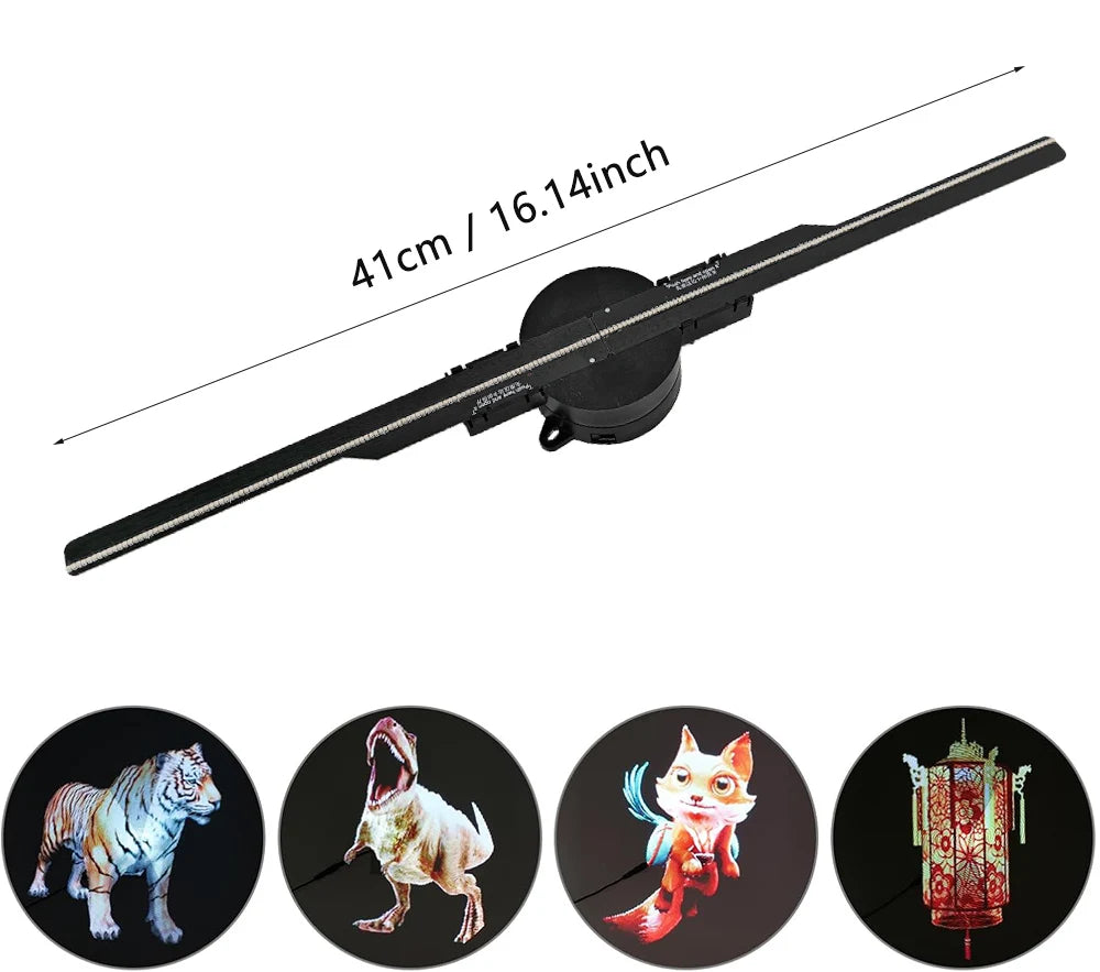 3D Hologram Fan 42CM WiFi Light Projector HD