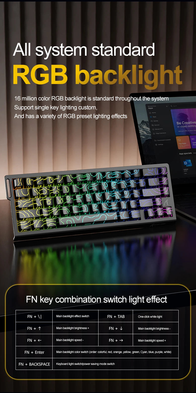 8000Hz Magnetic Gaming Keyboard Pro Speed