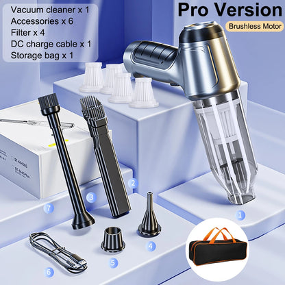Car Vacuum Cleaner Wireless Portable 95000PA Power