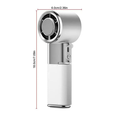 Portable Ice Cooling Fan Fast USB Rechargeable