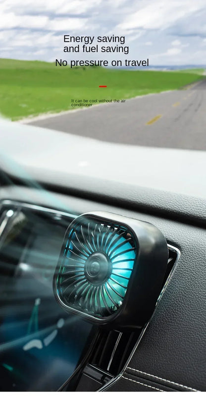 Mini Car Vent Fan Amagi: Portable Car Cooling Power