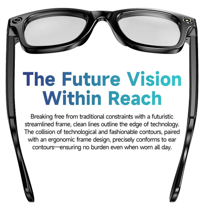 Cyan AI Smart Glasses with Camera, Real-Time Translation & Bluetooth Calling