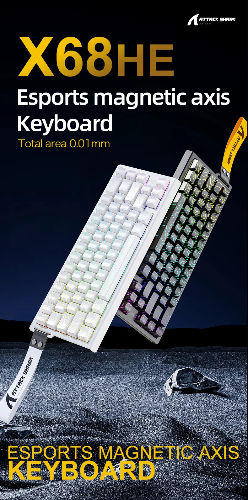 8000Hz Magnetic Gaming Keyboard Pro Speed