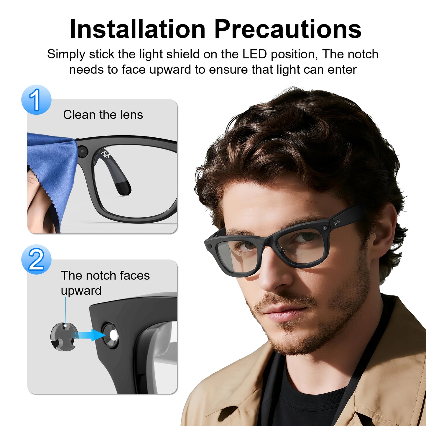 HIBLOKS For Ray-Ban Meta Gen 2 Shading Film
