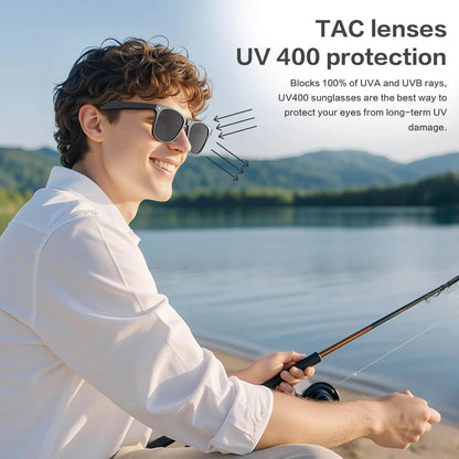 Cyan AI Smart Glasses with Camera, Real-Time Translation & Bluetooth Calling