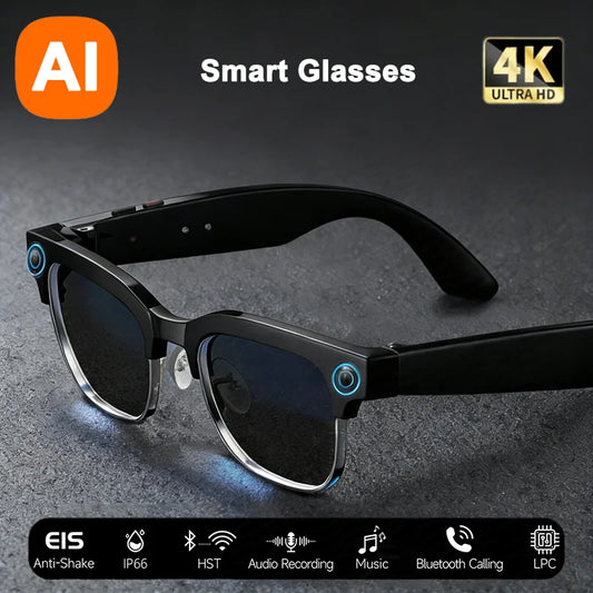 4K HD AI Smart Glasses 800w Pixel Camera Pro