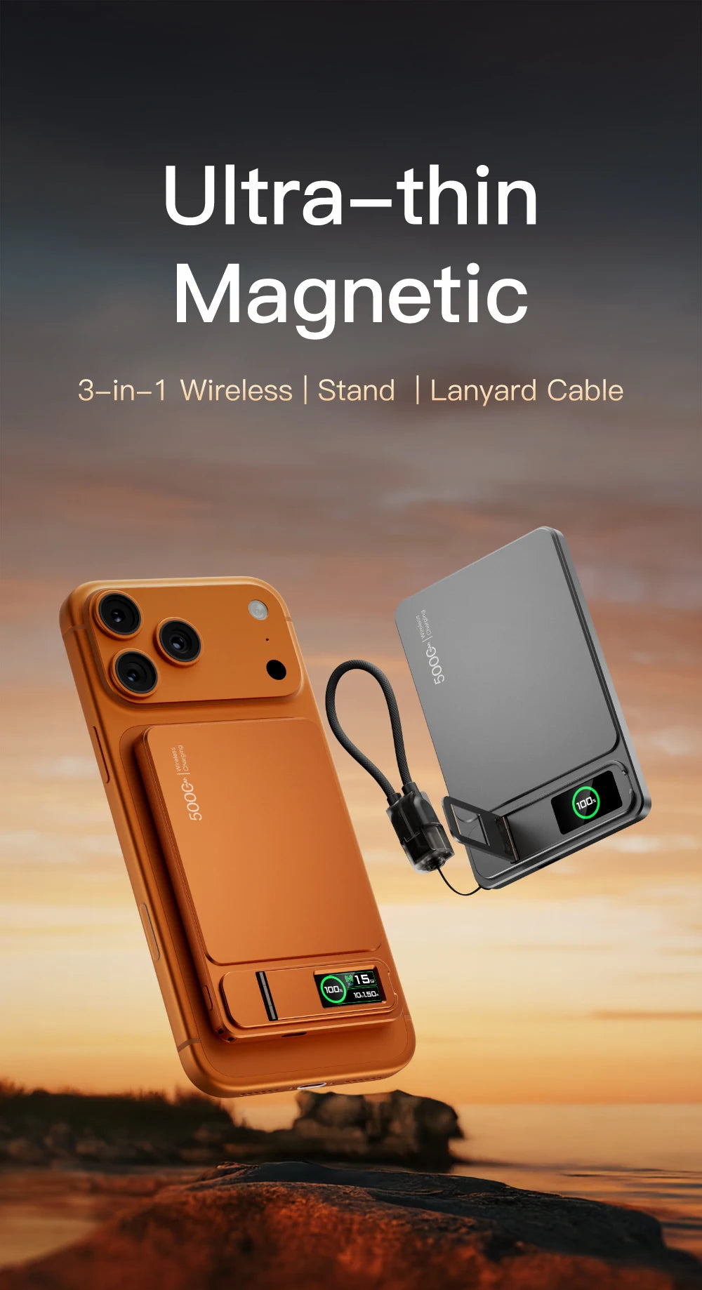 Magnetic Power Bank 10000mAh Fast Charging