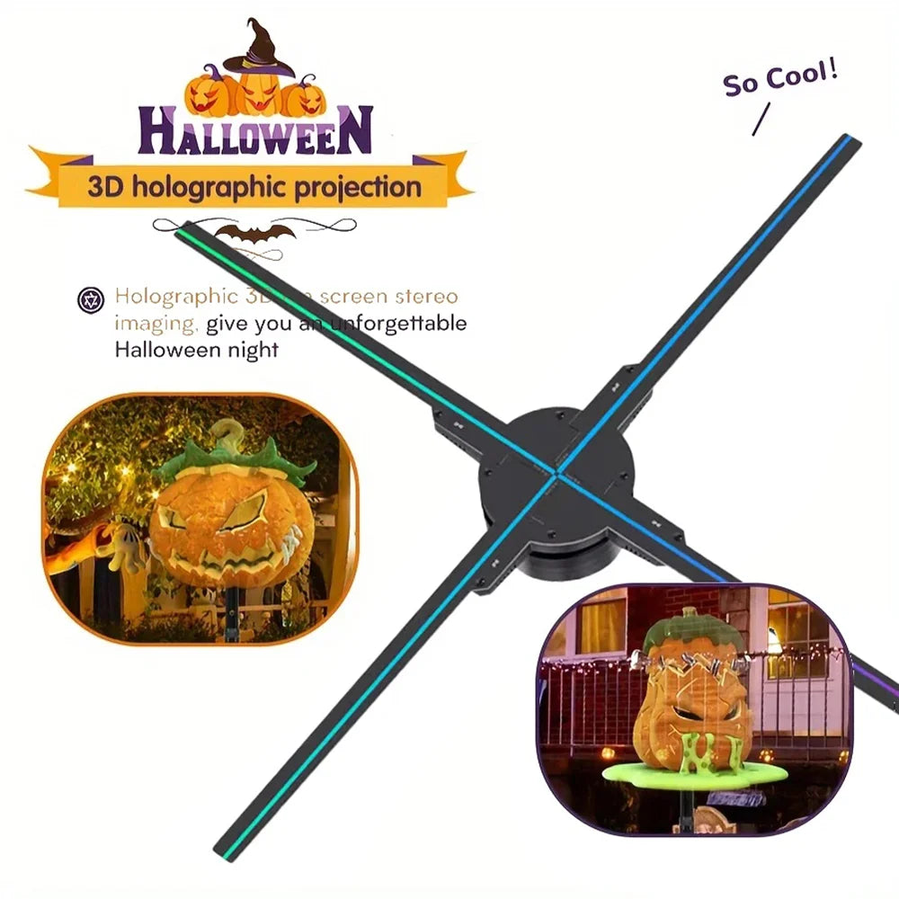 3D Holographic Fan Projector Display Hologram